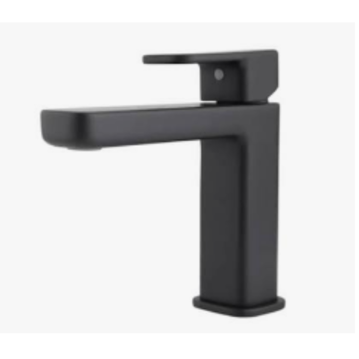 Lavabo moderno negro.